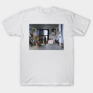 Bazille's Studio by Frederic Bazille T-Shirt